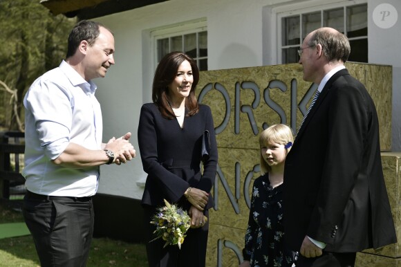 La princesse Mary de Danemark lors de l'ouverture du "Danish Science Festival" à Klampenborg. Le 24 avril 2019.