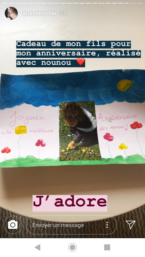 Ariane Brodier se confie sur son acouchement et sa fille - Instagram, 27 avril 2019