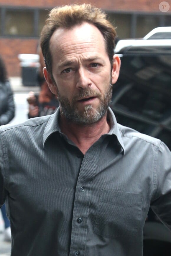 Luke Perry à New York, le 8 octobre 2018.