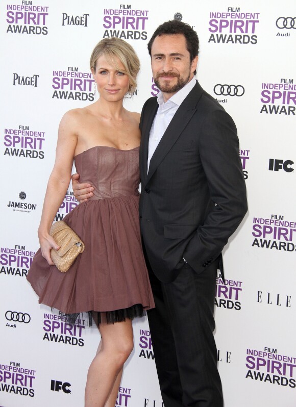Stefanie Sherk et Demian Bishir en février 2012 aux Film Independent Spirit Awards.