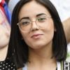 Agathe Auproux - Célébrités dans les tribunes lors du match de coupe du monde opposant la France au Danemark au stade Loujniki à Moscou, Russia, le 26 juin 2018. Le match s'est terminé par un match nul 0-0. © Pierre Perusseau/Bestimage