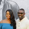 Idris Elba et sa fiancée Sabrina Dhowre à l'avant-première du film "Yardie" au BFI Southbank à Londres, le 21 août 2018.