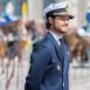 Le prince Carl Philip de Suède à Stockholm le 30 avril 2019 lors des célébrations du 73e anniversaire du roi Carl XVI Gustaf.