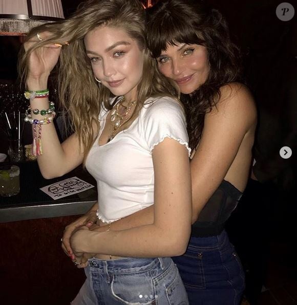 Helena Christensen a assisté à la soirée d'anniversaire de Gigi Hadid au restaurant L'Avenue at Saks. New York, le 22 avril 2019.