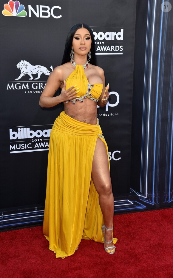 Cardi B à la soirée Billboard Music Awards 2019 au MGM Grand Garden Arena à Las Vegas, le 1er mai 2019