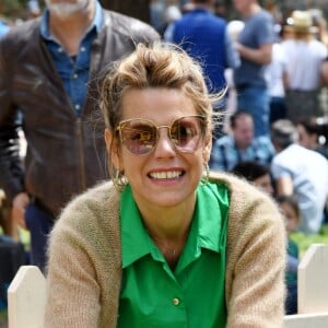 Exclusif - Laura Tenoudji Estrosi et sa fille Bianca - Christian Estrosi, le maire de Nice, et sa femme Laura Tenoudji ont fêté en famille le 1er mai dans les jardins de Cimiez pour la Fête des Mai à Nice, le 1er mai 2019. © Bruno Bebert/Bestimage