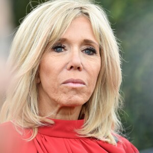 Brigitte Macron - Le président français accueille son homologue italien Sergio Mattarella pour une visite du château du Clos-Lucé dans le cadre de l'hommage au 500e anniversaire de la mort de Léonard de Vinci le 2 mai 2019. © David Nivière / Pool / Bestimage