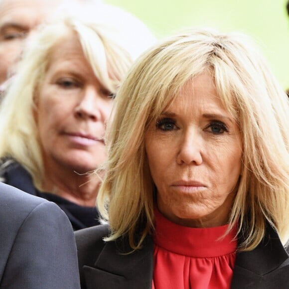 Brigitte Macron au Château de Clos Lucé dans le cadre des célébrations du 500e anniversaire de la mort de Léonard de Vinci, Loir-et-Cher, France, le 2 mai 2019. © David Nivière / Pool / Bestimage