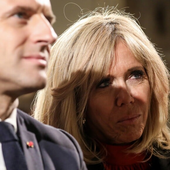 Emmanuel Macron et la première dame Brigitte Macron au Château de Chambord dans le cadre des célébrations du 500e anniversaire de la mort de Léonard de Vinci, Loir-et-Cher, France, le 2 mai 2019.© Stéphane Lemouton / Bestimage