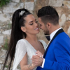 Manon Marsault et Julien Tanti, candidats des "Marseillais" (W9), se sont mariés à Cassis le 2 mai 2019.