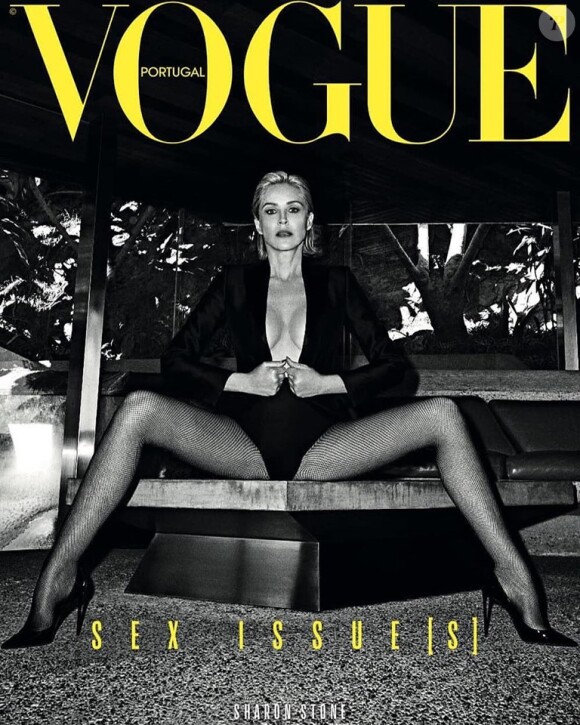 Sharon Stone en couverture du spécial sexe de "Vogue Portugal" - mai 2019.