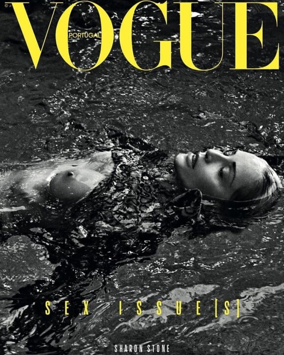 Sharon Stone en couverture du spécial sexe de "Vogue Portugal" - mai 2019.