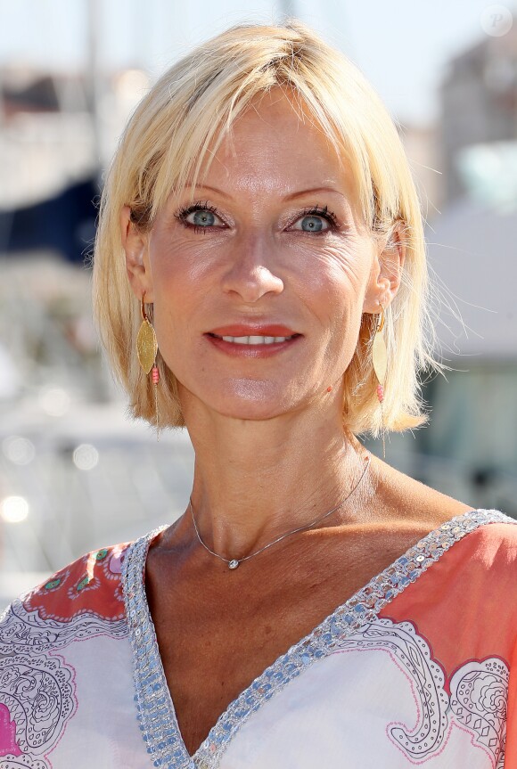 Rebecca Hampton du feuilleton télévisé "Plus belle la vie" au photocall du quatrième jour du festival international du film de La Rochelle, France, le 15 septembre 2018. © Patrick Bernard/Bestimage