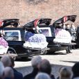 Image des obsèques de trois des quatre enfants - Alfred, Alma et Agnes - de l'homme d'affaires danois Anders Holch Povlsen, le 4 mai 2019 à la cathédrale d'Aarhus, tués à Colombo au Sri Lanka dans les attentats du 21 avril 2019.