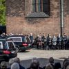 Anders Holch Povlsen et sa femme Anne, avec leur fille Astrid, ont assisté le 4 mai 2019 à la cathédrale d'Aarhus aux obsèques de trois de leurs quatre enfants - Alfred, Alma et Agnes -, tués à Colombo au Sri Lanka dans les attentats du 21 avril 2019.