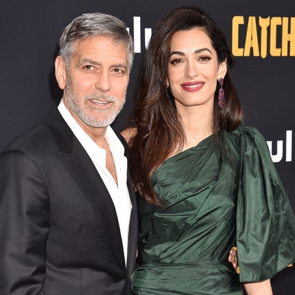 George Clooney et sa femme Amal Clooney - Avant-première et soirée de présentation de la nouvelle série Hulu "Catch-22" à Hollywood, Los Angeles, le 7 mai 2019.