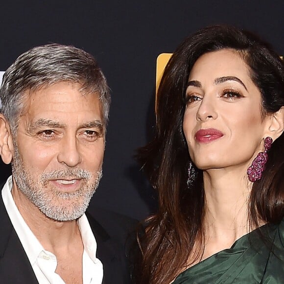 George Clooney et sa femme Amal Clooney - Avant-première et soirée de présentation de la nouvelle série Hulu "Catch-22" à Hollywood, Los Angeles, le 7 mai 2019.