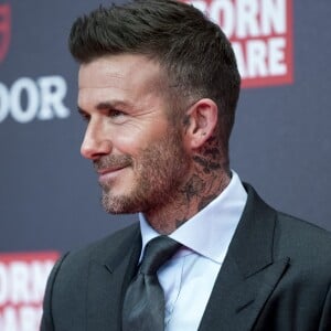 David Beckham assiste à un événement pour la marque "Tudor" à Madrid, en Espagne le 29 avril 2019.