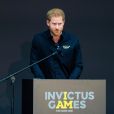 Le prince Harry se déplace à La Haye quelques jours après la naissance de son premier enfant Archie pour une conférence pour la prochaine compétition Invictus Games qui se déroulera aux Pays-Bas le 9 mai 2019.