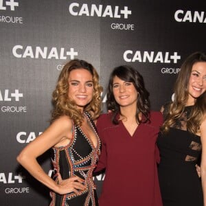 Francesca Antoniotti, Estelle Denis et Clio Pajczer - Soirée des animateurs du Groupe Canal+ au Manko à Paris. Le 3 février 2016.