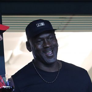 Michael Jordan - People dans les tribunes du match de football Psg-rennes au Parc des Princes à Paris le 26 septembre 2018.