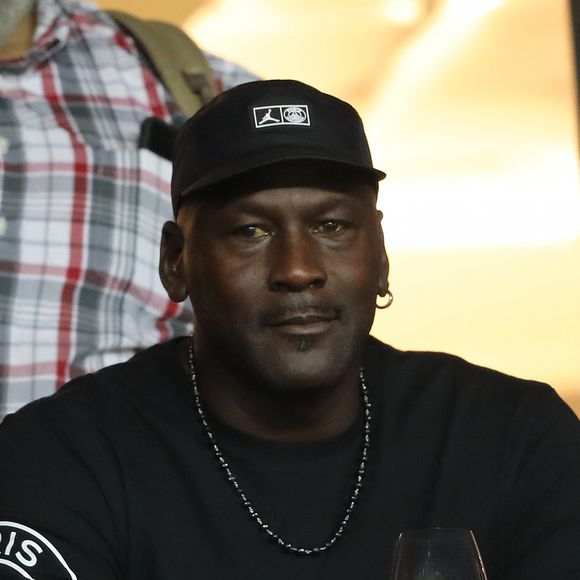 Michael Jordan - People dans les tribunes du match de football Psg-rennes au Parc des Princes à Paris le 26 septembre 2018.