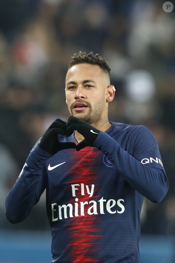 Neymar - Match de football PSG - Guingamp (9-0) au Parc des Princes à Paris le 19 janvier 2019. © Cyril Moreau / Bestimage