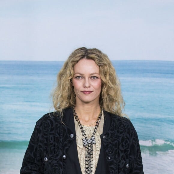 Vanessa Paradis - Photocall du défilé Chanel Collection Prêt-à-Porter Printemps/Eté 2019 lors de la Fashion Week au Grand Palais à Paris le 2 octobre 2018. © Olivier Borde/Bestimage