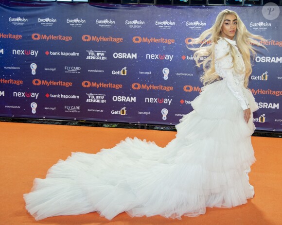 Bilal Hassani lors de la cérémonie d'ouverture de l'Eurovision, le 12 mai 2019 à Tel Aviv.
