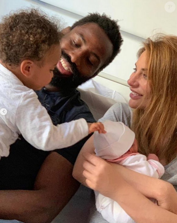Ariane Brodier est maman pour la deuxième fois. Voici les photos de famille. Le 26 avril 2019.