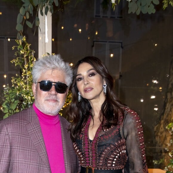 Pedro Almodovar et Monica Bellucci - People à la soirée "Dior Vogue" chez "Fred l'écailler" lors du 72ème Festival International du Film de Cannes. Le 15 mai 2019 © Olivier Borde / Bestimage