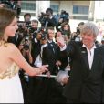 Alain Delon avec sa fille Anouchka lors du Festival de Cannes 2007