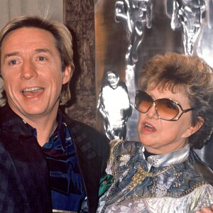 Pascal Sevran et Mick Micheyl en 1990.