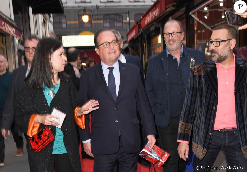 Exclusif - Katherine Pradeau et François Hollande Vernissage "Un Marchand Un Artiste à Biron, à Dauphine !" aux Puces de Paris Saint-Ouen le 16 mai 2019. © Coadic Guirec/Bestimage