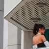 Exclusif - Nabilla Benattia enceinte et son mari Thomas Vergara au balcon de l'hôtel Martinez lors du 72ème Festival International du Film de Cannes, le 17 mai 2019.