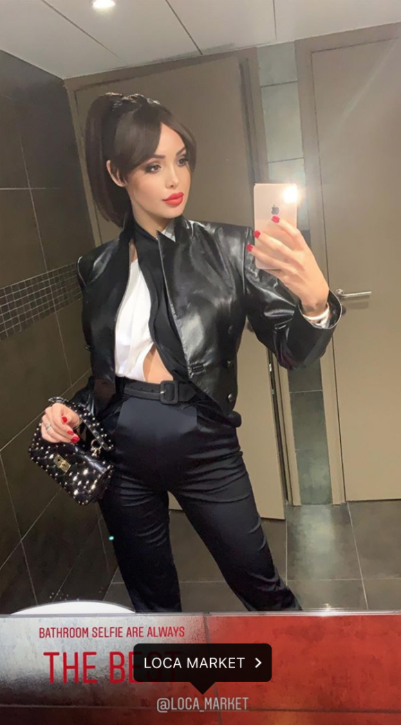 Nabilla à Cannes- story Instagram- 17 mai 2019.