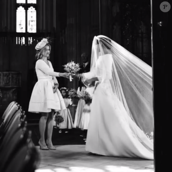 Le prince Harry et Meghan Markle fêtent leur premier anniversaire de mariage sur Instagram, le 19 mai 2019.