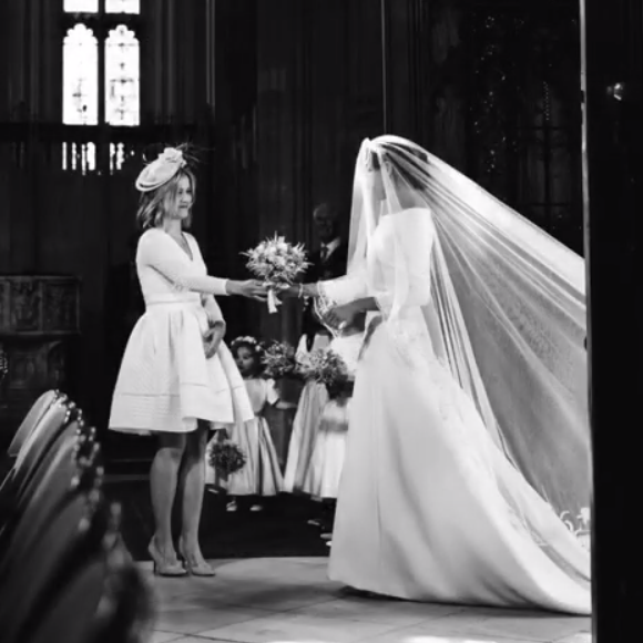 Le prince Harry et Meghan Markle fêtent leur premier anniversaire de mariage sur Instagram, le 19 mai 2019.