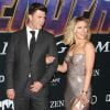 Scarlett Johansson et son compagnon Colin Jost - Avant-première du film "Avengers : Endgame" à Los Angeles, le 22 avril 2019.
