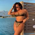 Demi Lovato en vacances à Bora Bora. Mai 2019.