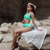 Agathe Auproux se dévoile sexy en bikini à Corfou, en Grèce, en mai 2019.