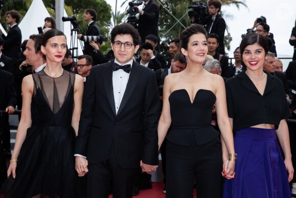 Emma Liégeois, Jeremy Lewin, Mélanie Doutey, Lucie Digout assistent à la montée des marches du film "La belle époque" lors du 72ème Festival International du Film de Cannes. Le 20 mai 2019 © Borde / Bestimage