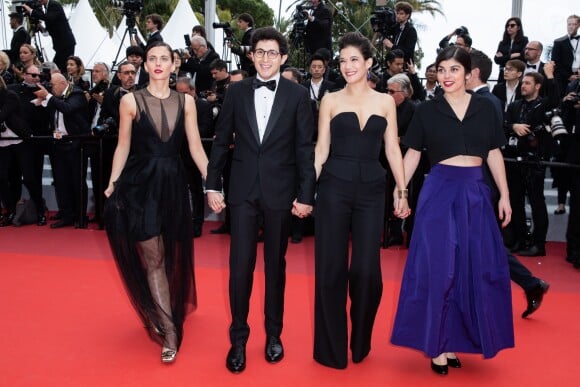 Emma Liégeois, Jeremy Lewin, Mélanie Doutey, Lucie Digout assistent à la montée des marches du film "La belle époque" lors du 72ème Festival International du Film de Cannes. Le 20 mai 2019 © Borde / Bestimage