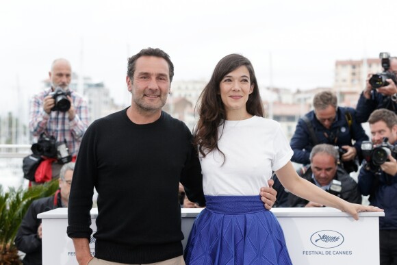 Gilles Lellouche, Mélanie Doutey lors du photocall du film "Le grand bain" au 71ème Festival International du Film de Cannes, le 13 mai 2018. © Borde / Jacovides / Moreau / Bestimage