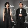 Mélanie Doutey et Gilles Lellouche assistent à la soirée du trophée Chopard lors du 72ème Festival International du Film de Cannes le 20 mai 2019. © Olivier Borde/Bestimage