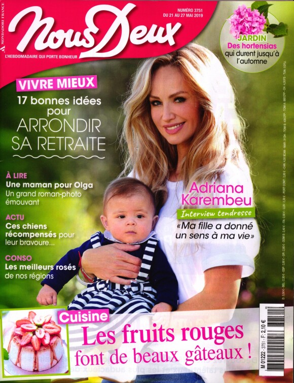 Magazine "Nous Deux" en kisoques le 21 mai 2019.