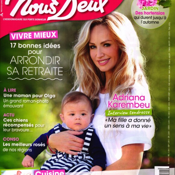 Magazine "Nous Deux" en kisoques le 21 mai 2019.