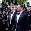 Brad Pitt, Leonardo DiCaprio - Montée des marches du film "Once upon a time... in Hollywood" lors du 72ème Festival International du Film de Cannes. Le 21 mai 2019 © Jacovides-Moreau / Bestimage