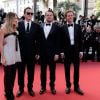 Margot Robbie, Quentin Tarantino, Leonardo DiCaprio et Brad Pitt - Montée des marches du film "Once upon a time... in Hollywood" lors du 72ème Festival International du Film de Cannes. Le 21 mai 2019 © Jacovides-Moreau / Bestimage