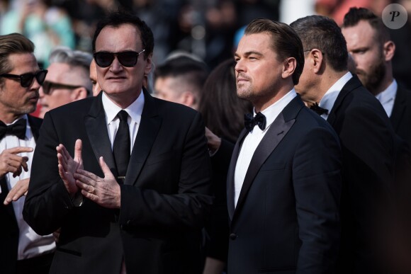 Quentin Tarantino, Leonardo DiCaprio - Montée des marches du film "Once upon a time... in Hollywood" lors du 72ème Festival International du Film de Cannes. Le 21 mai 2019 © Jacovides-Moreau / Bestimage
